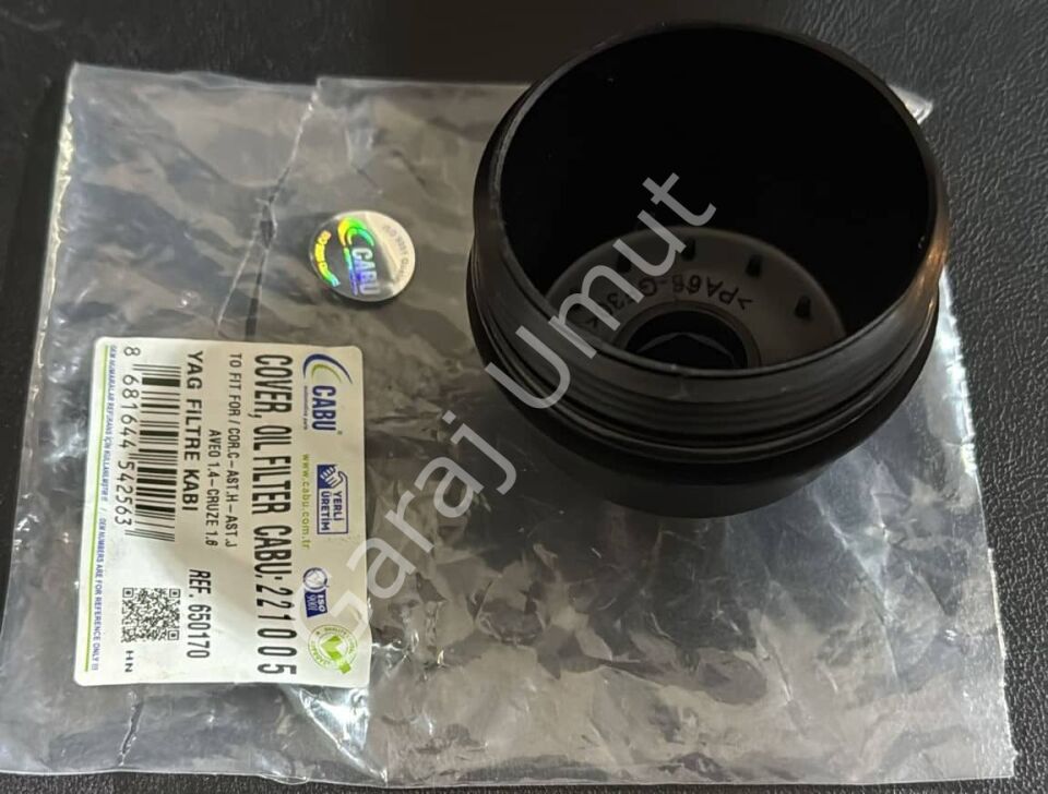 Yağ Filtre Kabı Corsa C D E Astra G H J İnsignia A Mokka Cruze 1.4 1.6 650170 55593189