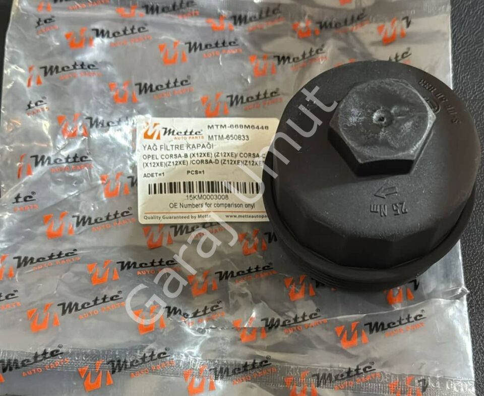 Yağ Filtresi Kabı Corsa B C D Astra G H Meriva A 1.2 1.4 0650833 90543644
