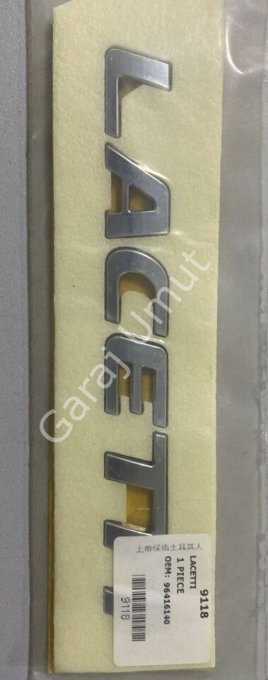 Bagaj Kapak Yazısı Lacetti 2003-2007 96416140