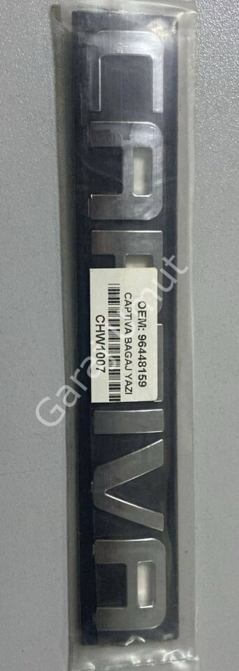 Bagaj Kapak Yazısı Captiva C100 C140 2007 Ve Sonrası 96448159