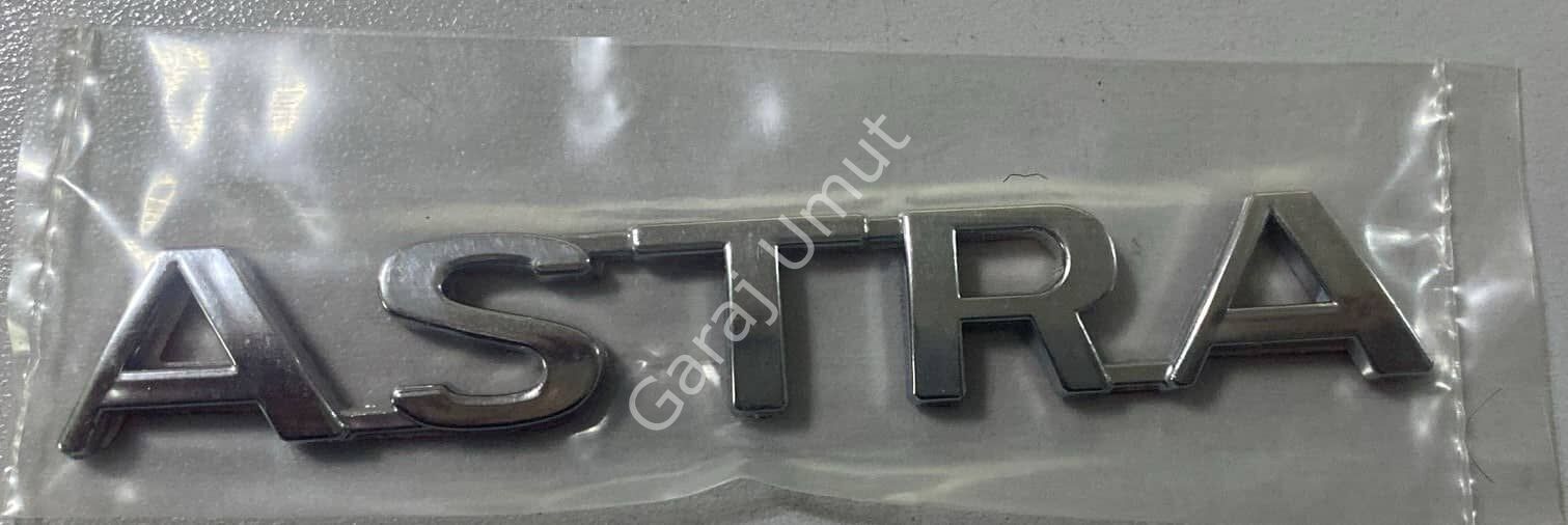 Bagaj Kapak Yazısı Krom Astra Astra F G 5177042 - 90510787