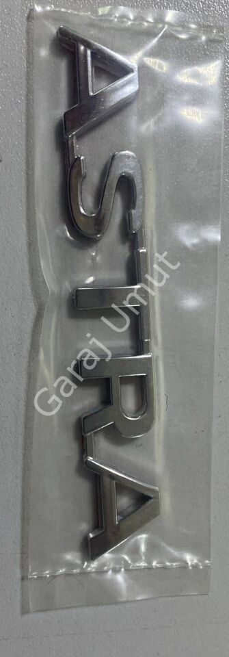 Bagaj Kapak Yazısı Krom Astra Astra F G 5177042 - 90510787