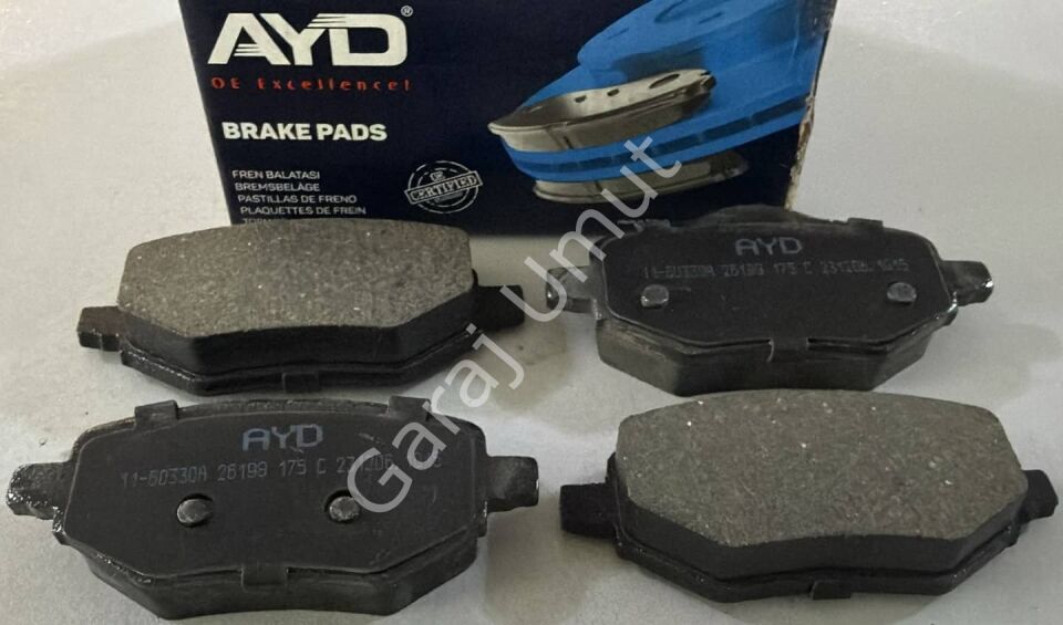 Arka Fren Balatası Diskli Corsa F 2019 >> Mokka B 2020 >> 1680301680 1643574280