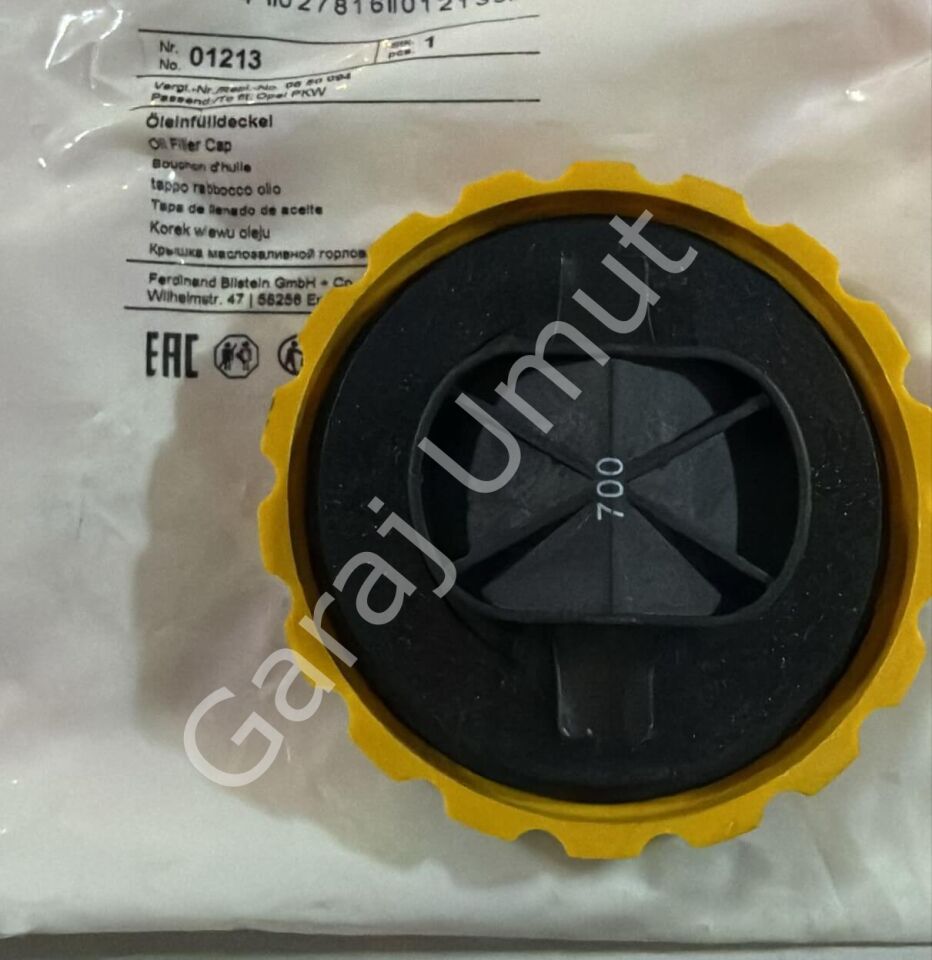 Motor Yağ Dolum Kapağı Vectra A Astra F Corsa B Ascona Calibra Frontera A Kadeet 1.4-1-6-1.8-2.0 650094