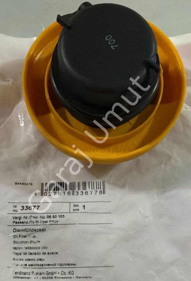 Motor Yağ Dolum Kapağı Astra G H Corsa C Combo C Zafira A Vectra B C Saab 9.3 650103-90536291